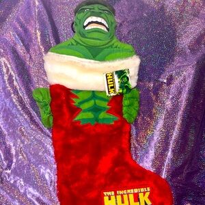 Vintage Incredible Hulk Xmas Stocking